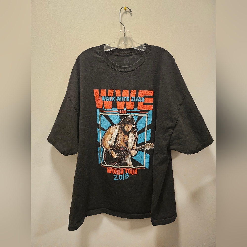 WWE Walk With Elias World Tour 2018 Graphic T-Shirt | Size XXL